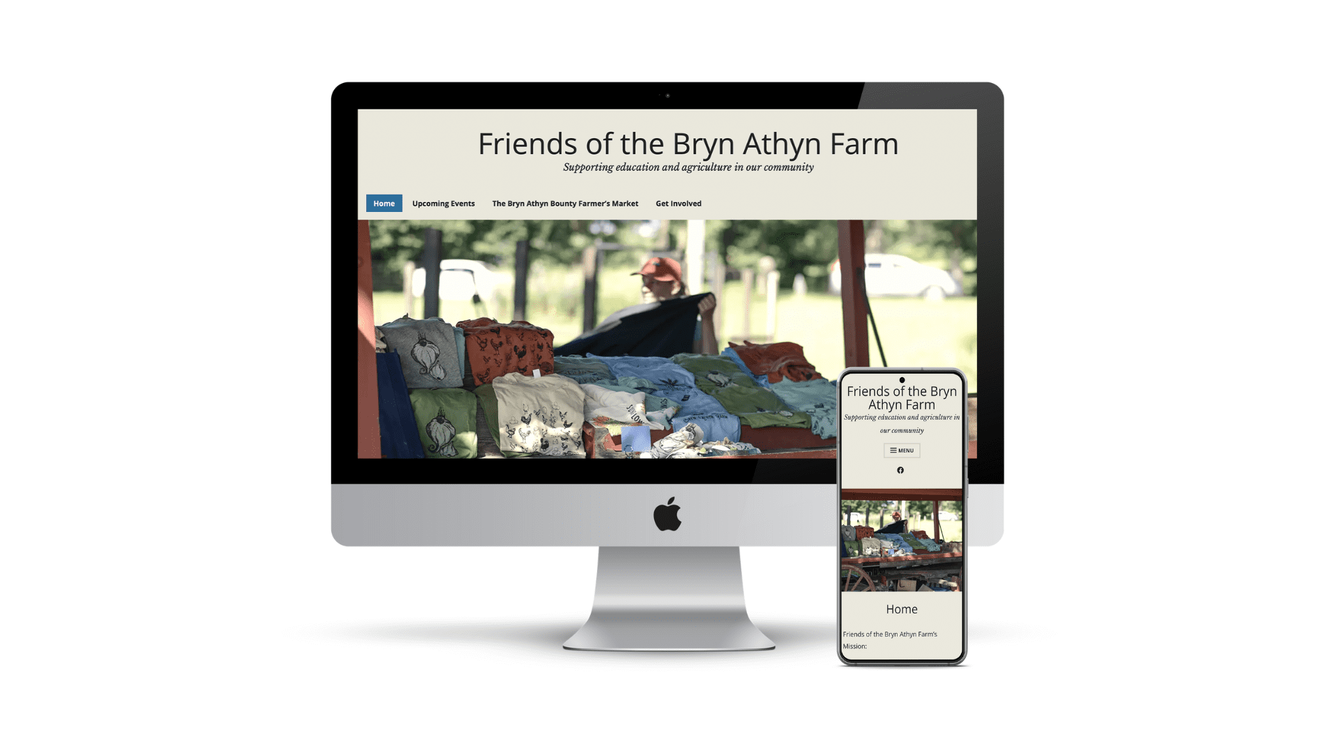 Friends of the Bryn Athyn Farm Computer Layout to Showcase our portfolio